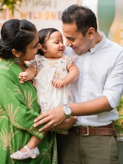 The sweetest smiles! Capturing these moments of pure happiness between parents and their child is what makes my job so rewarding. The beautiful decor is the backdrop to memories that will last a lifetime.