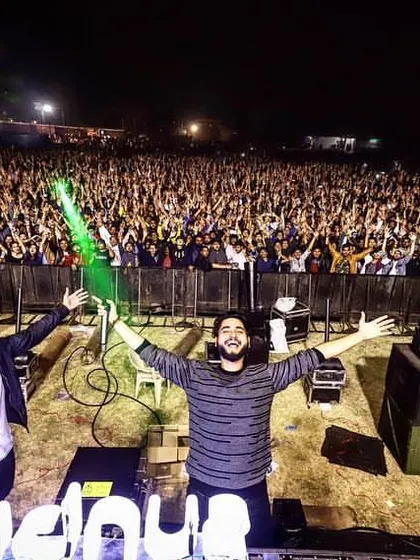 Arms wide open to the incredible energy of our AfterLifeFam. This is us celebrating New Year's Eve with a massive crowd, ready for an epic night.