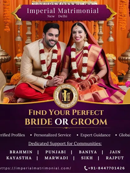 We specialize in connecting individuals within a wide range of prominent Indian communities. Our expertise spans Brahmin, Punjabi, Baniya, Jain, Marwari, Sikh, and Rajput families, ensuring deep cultural and traditional alignment for every match.