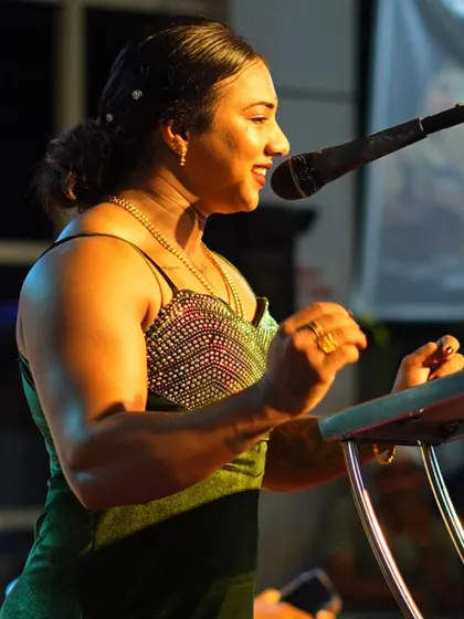 Speaking at an event, sharing my passion for fitness and nutrition. I believe in the move towards a stronger, healthier life for everyone.