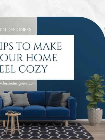 A duplicate of image 41, introducing our tips for making a home feel cozy.