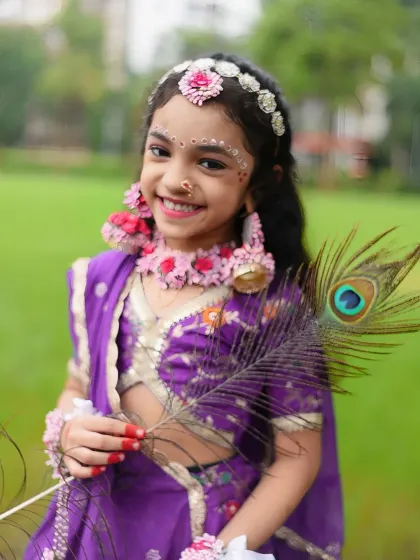 A bright, happy smile from our little Radha. These themed shoots are so much fun for the kids and result in amazing photos.