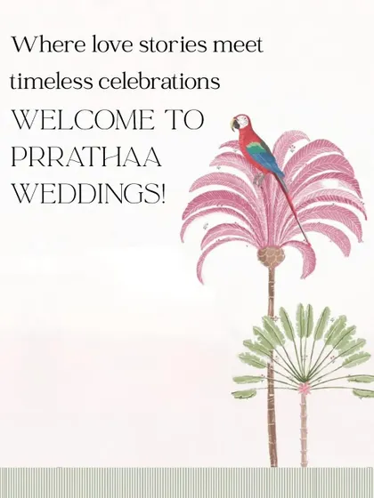 Welcome to Prrathaa Weddings, where your love story meets a timeless celebration. I am here to turn your Pinterest boards into a breathtaking reality.