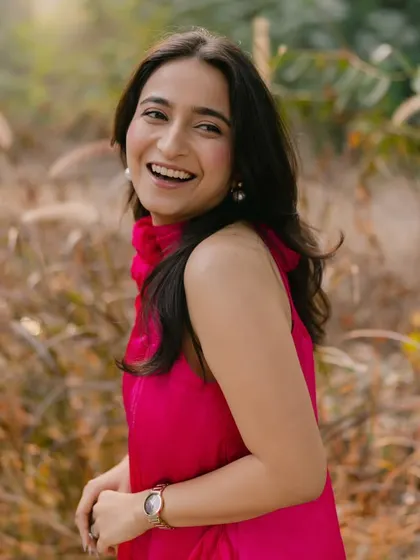 Her radiant smile says it all. This effortless glam look is perfect for a bride who wants to feel comfortable and beautiful.