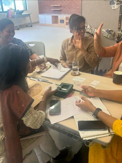 We learn best when we explore with our hands. This is the philosophy behind my "Math from Scratch" program. I am so grateful when school leaders recognize this and invest in professional development that prioritizes hands-on, exploratory learning for their teachers.
