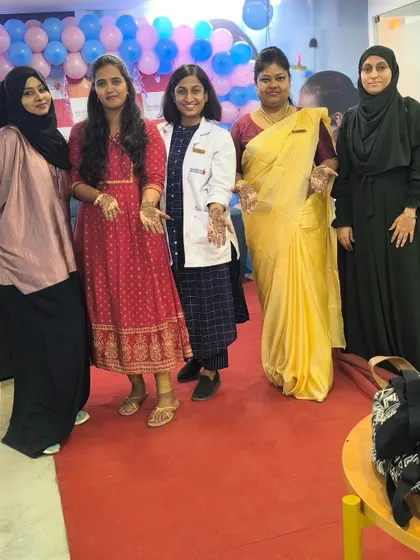 Mehendi for a corporate event celebrating expecting mothers. It was an honor to apply henna for these doctors and moms-to-be.