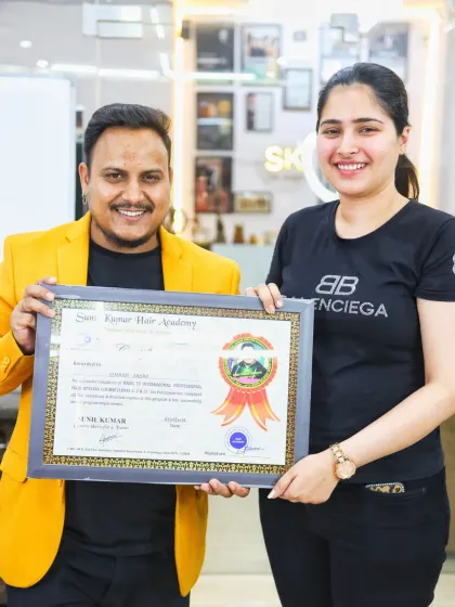 This student from Batch 71 is now a certified professional hairstylist. I wish her all the best for a successful and creative career ahead.