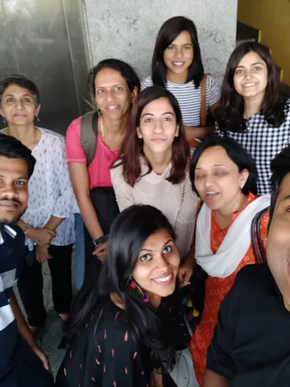 A happy group of students and teachers. The connections made at IFLAC often last long after the course is over.