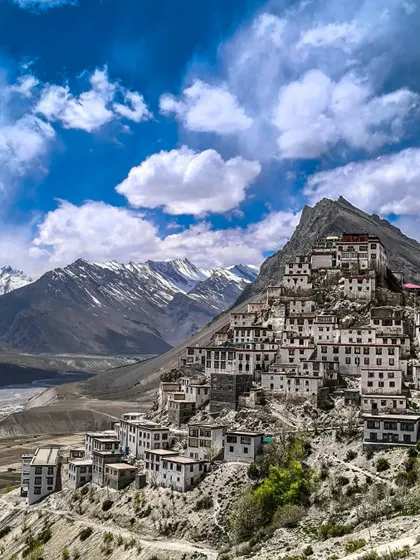 The iconic Key Monastery, captured with the kind of vibrant detail that makes you feel like you're standing right there. This proves you don't always need a heavy DSLR; a good eye for composition is what truly matters.