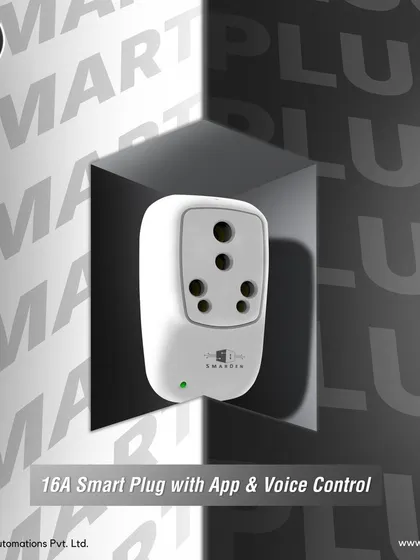 This is the smartest 16A plug you'll ever meet. It can handle heavy appliances like geysers and ACs, turning them into smart devices with voice and app control.
