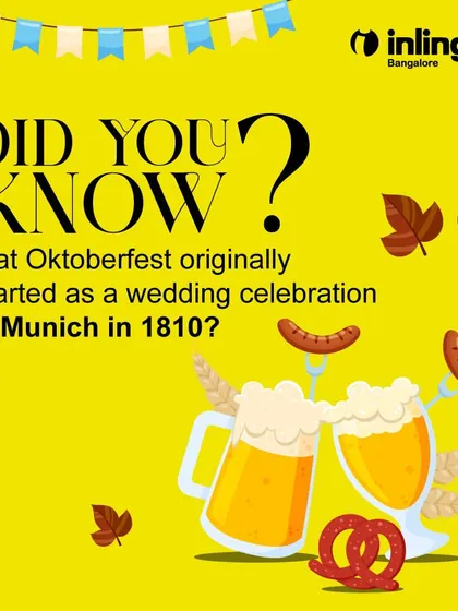 Did you know Oktoberfest started as a wedding celebration in Munich in 1810? This fun fact offers a glimpse into German culture and traditions.