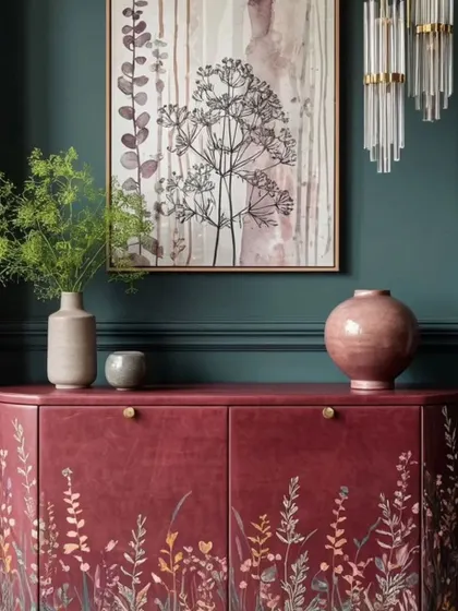 This delicate botanical artwork is perfect for a space that calls for subtlety and elegance. The simple lines and muted color palette create a calming and sophisticated atmosphere.