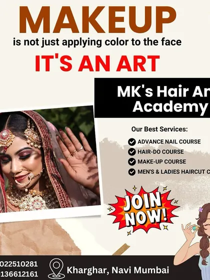 Makeup is not just applying color, it's an art. Join us to master it.