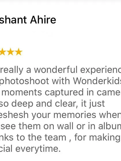 "Refreshes your memories whenever you see them on wall or in albums." This is exactly what I hope my photographs do for every family. Thank you for this wonderful feedback.
