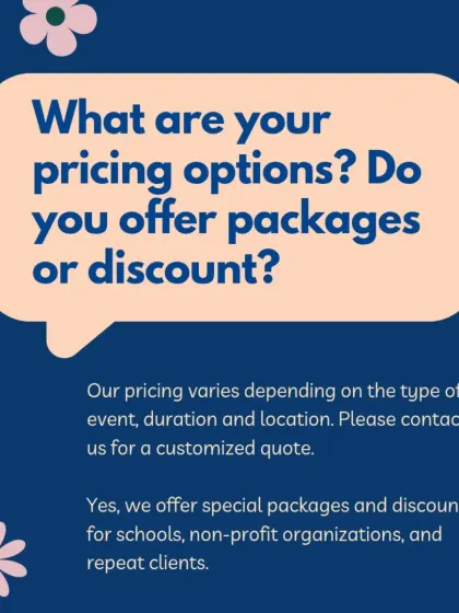 Pricing depends on the event type, show duration, and location. I also offer special packages for schools and repeat clients, so please contact me for a custom quote.
