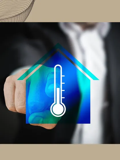 A visual representation of smart home temperature control, putting the power to manage your environment in your hands.