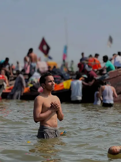 My journey took me to the sacred land of Mahakumbamela in Prayagraj. Taking a dip in the holy waters is a profound experience of faith and purification. This is not just a ritual, but a deep connection to the spiritual energy of our land.