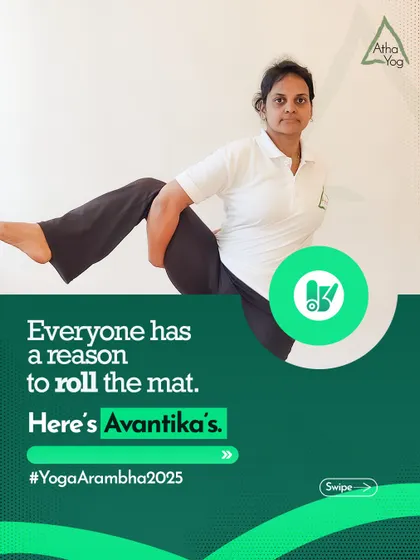 A closer look at Avantika's journey. Everyone has a reason to roll the mat, and hers was about finding herself again. We invite you to find your reason with us.