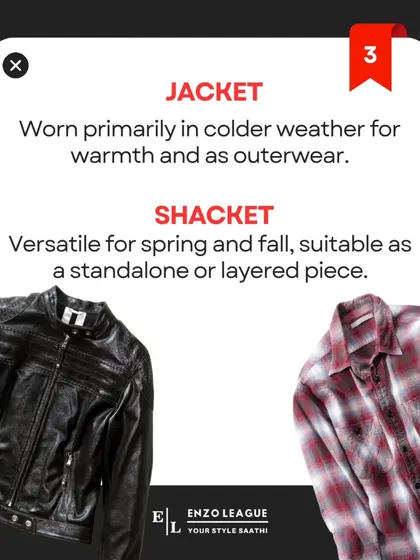 When do you wear them? Jackets are your go-to for colder weather, serving as true outerwear. Shackets are versatile pieces for spring and fall, great for layering or wearing on their own.