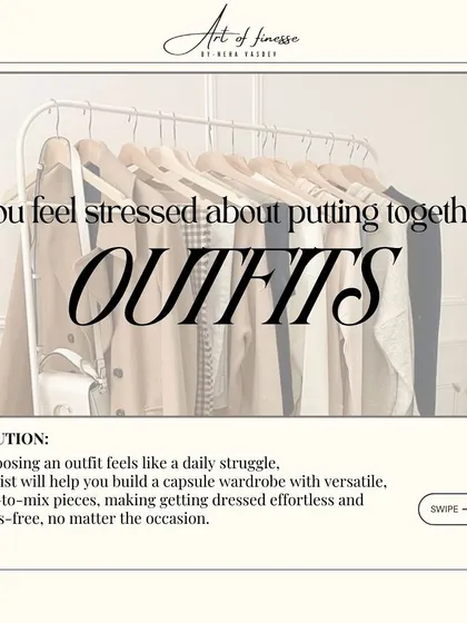 If putting together outfits feels like a daily struggle, you might need a new strategy. I help clients build a capsule wardrobe with versatile, easy-to-mix pieces, making getting dressed stress-free.