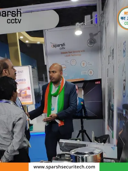 My team at the Maritime India Exhibition. We are dedicated to safeguarding our shores with innovative security solutions for coastal and marine safety.