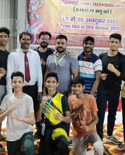 My team at the K.V.S National Games. We travel together, support each other, and win as a team.