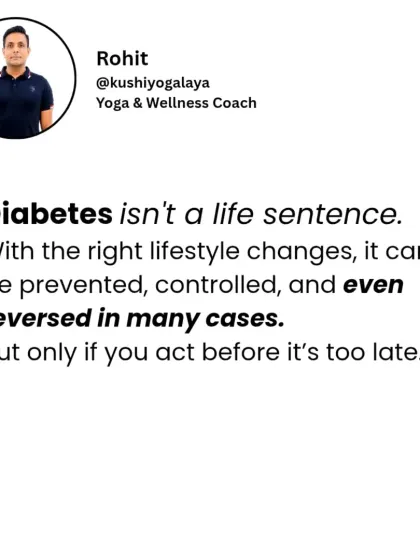 Diabetes isn't a life sentence. With the right lifestyle changes, it can be prevented, controlled, and in many cases, even reversed. But you must act before it's too late.