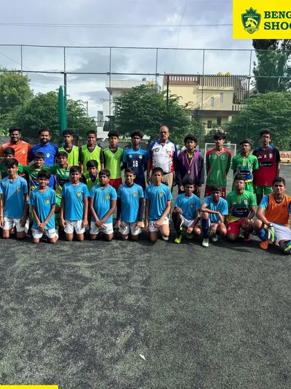 A group photo of our U-19 and U-13 teams after a challenging practice match. These games are essential for building team chemistry and testing our strategies.