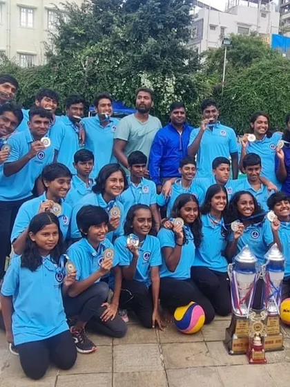Our junior boys and girls teams celebrating their victory at the NRJ State Junior Water Polo Championship. Winning at the state level is a key milestone in our athlete development program.