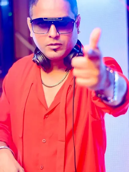 Pointing to the next person to hit the dance floor. A snapshot from a high-energy Bolly-Techno night at The Fixx Bar, where the beats were relentless.