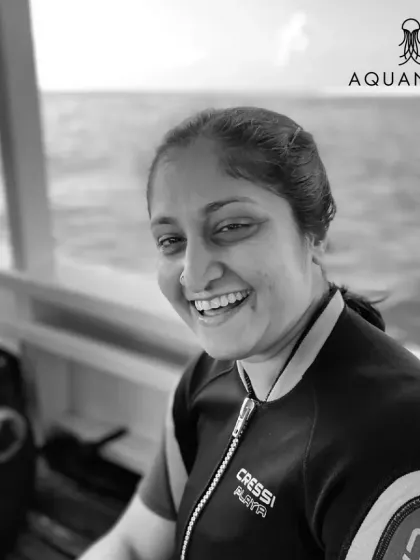 The smile of a diver who has just had an amazing underwater experience. These are the moments we live for.