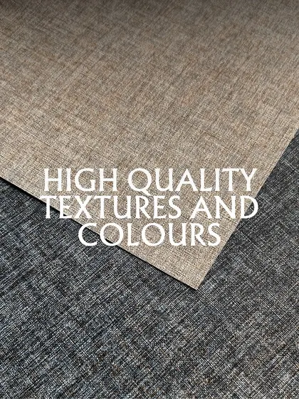 I pride myself on offering high-quality textures and colors. This image shows two of my fabric-textured wallpapers, demonstrating the richness and detail that add personality to your walls.