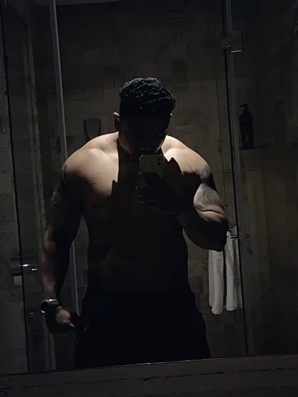 To be called a BEAST, one must both resemble and resonate with the ferocity of the name. A moment of reflection after a tough workout.