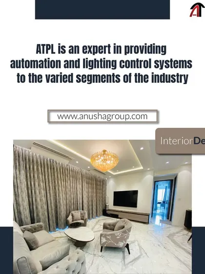In this living room, we installed a complete automation system, including motorized curtains that complement the interior design. Our goal is to constantly update our products to improve both the functionality and aesthetics of your home.