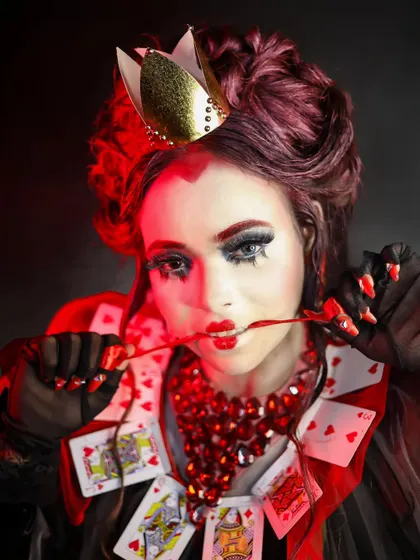A fierce and dramatic pose, capturing the villainous essence of the character.