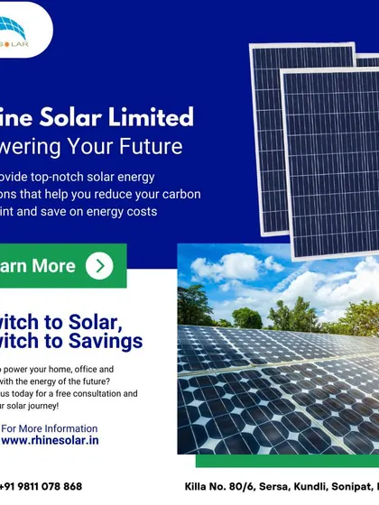 Switch to solar and switch to savings. We provide top-notch solar energy solutions that help you reduce your carbon footprint, whether for a home, office, or factory.