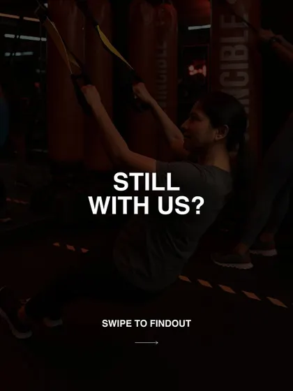 A member performs a TRX row, a great joint-friendly exercise for building back strength. This is a perfect example of the smart, functional movements we incorporate into our 40+ programming.