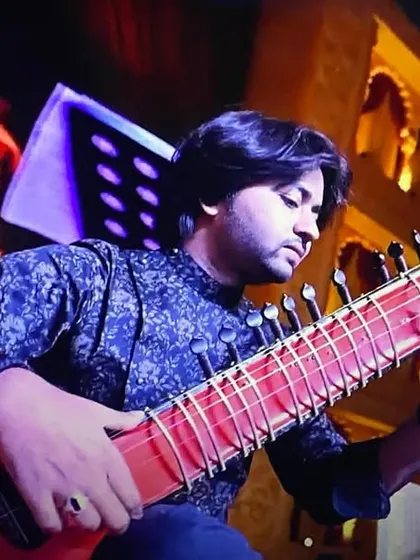 Another angle from my Ahmedabad concert, focused on the Zitar. The lighting and stage setup were perfect for creating a powerful, modern fusion sound.
