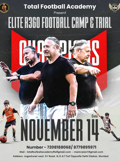 A glimpse into our Elite R360 Football Camp, an exclusive opportunity for players to train with and get scouted by top European talent discoverers right here in Mumbai.