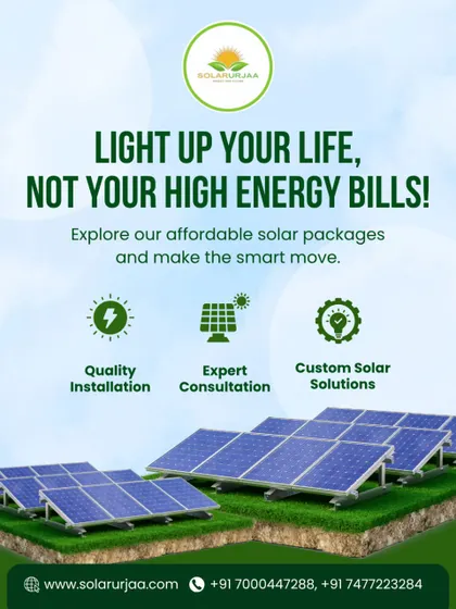 **Light up your life, not your high energy bills.** I offer affordable solar packages with expert consultation and quality installation to provide a custom solution for your home's needs.