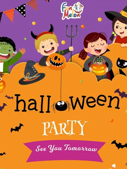 See you tomorrow. A reminder post for my special Halloween party event.