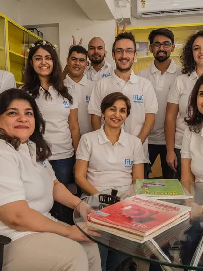 The IFLAC team, a family of teachers and students from around the world. We are proud of the diverse and welcoming community we have built together over the years.
