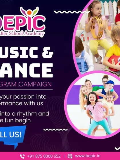 Our music and dance program campaign highlights the opportunity for children to turn their passion into performance. We offer a variety of classes to help every child find their rhythm.