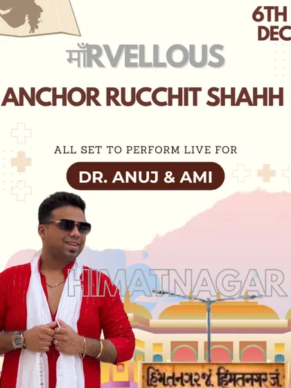 Himatnagar, here I come! Excited to travel and host for Dr. Anuj and Ami.