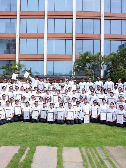 Congratulations to our graduating students of Batch 22. This photo captures the accomplishment and camaraderie that defines the Lavonne experience.