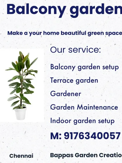 Ready to start your own garden? We provide complete setup and maintenance services for terrace, balcony, and indoor gardens. We handle everything from planting to cleaning, so you can just enjoy the results.