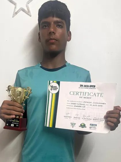 A gallery of our players' outstanding results at the highly competitive Tennis Premier League (TPL) Delhi State finals, featuring numerous winners and finalists.