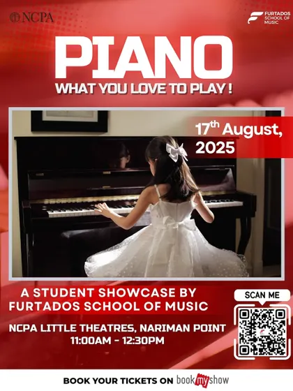 Experience the magic of music at our student showcases. This piano recital at the NCPA Little Theatre in Mumbai is just one of the many opportunities our students get to perform.