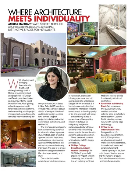 It was exciting to see several of my key projects featured in Good Homes Magazine. This article highlighted my design philosophy of weaving stories through architecture to create distinctive, individual spaces for my clients.