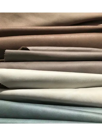 Inspired by traditional leather, the 'Pelle' range is a super luxe faux leather with a subtle embossed texture that emulates a natural grain. It's a durable and sophisticated option for upholstery.
